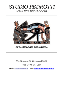 Oftalmologia pediatrica
