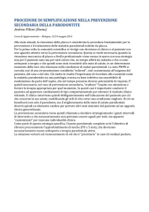 PROCEDURE DI SEMPLIFICAZIONE NELLA PREVENZIONE