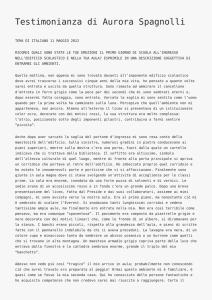 Testimonianza di Aurora Spagnolli