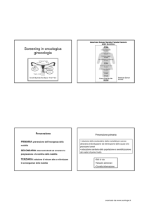 Prevenzione oncologica