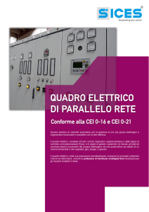 Quadro elettrico di controllo automatico per la gestione di uno più