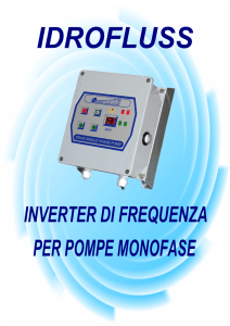 Manuale inverter per pompe monofase