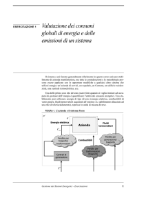 esercitazione consumi energetici
