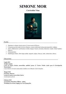 Curriculum - Simone Mor