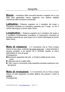 Geografia - Scuola Media di Piancavallo