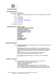 Curriculum - Medicina Unict