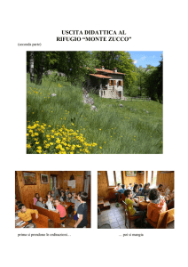 uscita didattica al rifugio “monte zucco”