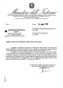 Nota - Vigili del Fuoco