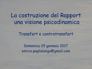Transfert e controtransfert