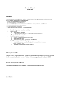 Ricerche di Mercato Anna Crisci