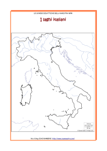 I laghi italiani: Scheda didattica di geografia