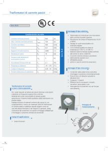 Trasformatori di corrente passivi