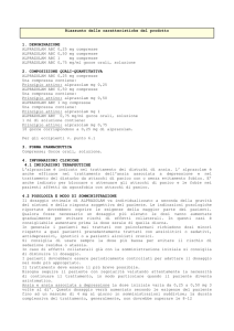 Riassunto delle caratteristiche del prodotto 1. DENOMINAZIONE
