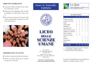 liceo scienze umane