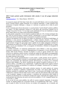 INFORMAZIONI CIOFS E CNOS/SCUOLA 13/2017 A cura di d