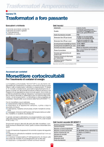 Trasformatori Amperometrici