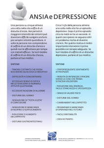 Ansia e Depressione - Centro Cognitivo Saronno