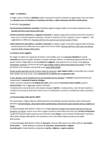 Hegel - la dialettica - la Fenomenologia dello Spirito