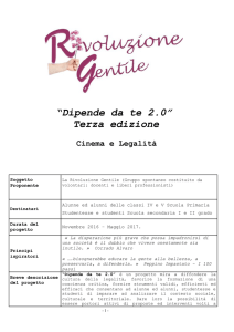 Scheda di Adesione - Rivoluzione Gentile