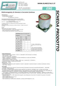 E90 Caratteristiche Elettriche - El