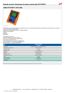 Scheda tecnica: Strumento di misura universale HT ET5071 UMG