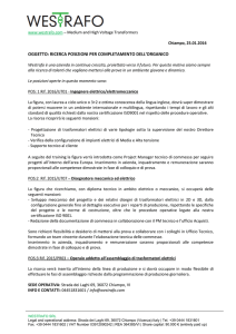 oggetto: ricerca posizioni per completamento dell`organico