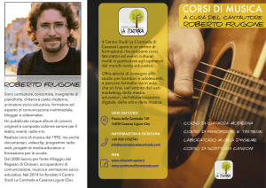 Contrada - Corsi e Laboratori Musicali - brochure