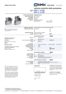 valvola controllo della pressione SPP-1 15 DR SPP