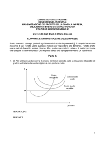 Esercizi e domande - e-Learning