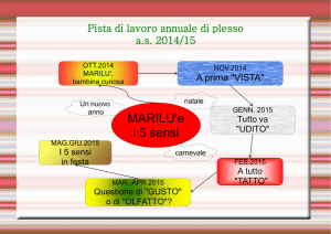 Pista di lavoro annuale di plesso a.s. 2014/15