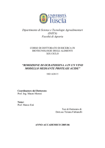 Dipartimento di Scienze e Tecnologie Agroalimentari