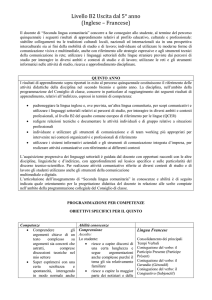 Lingue ultimo anno