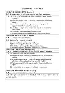 LINGUA INGLESE