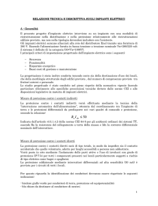 Relazione Tecnica Impianti Elettrici: Ristrutturazione e Sicurezza