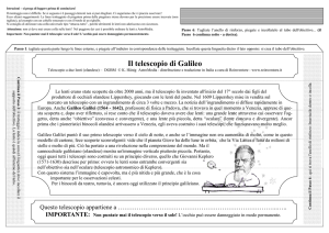 Il telescopio di Galileo