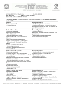 Programma di Spagnolo