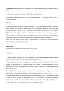 Codice colore in Pronto Soccorso