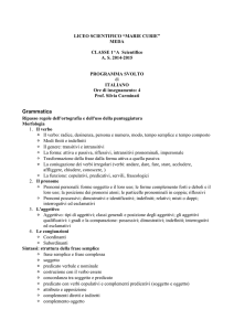 Grammatica - "Marie Curie" – Meda