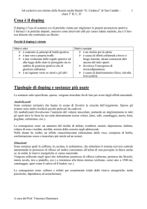 Cosa il doping