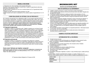 Microscope set - Città del sole