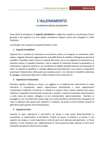 Le capacità coordinative 2