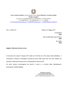 27/05/2017 Incontro alternanza scuola lavoro