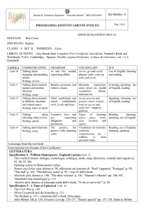 Inglese - istituto benini melegnano