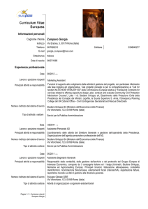 Curriculum Vitae Europass