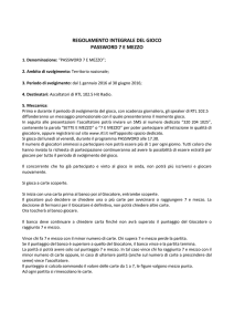 regolamento integrale del gioco password 7 e mezzo