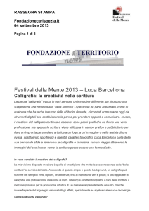 rassegna stampa - Festival della Mente