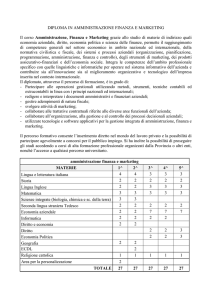 DIPLOMA IN AMMINISTRAZIONE FINANZA E MARKETING 2014