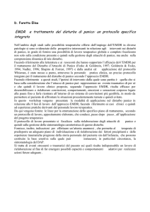 EMDR e trattamento del disturbo di panico: un protocollo specifico