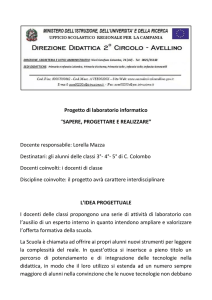 Progetto di laboratorio informatico