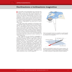 Declinazione e inclinazione magnetica